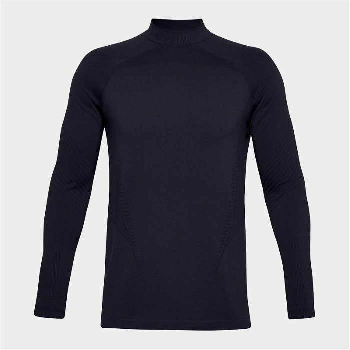 Under Armour Rush Seamless Mock Base Layer Top Mens Black, £23.00
