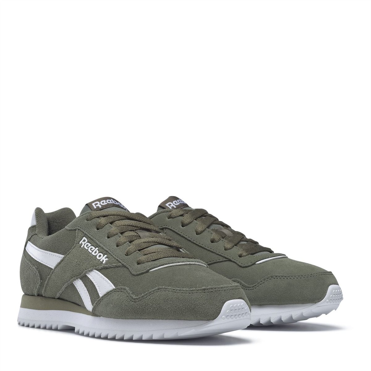 Hunter green reebok on sale classics