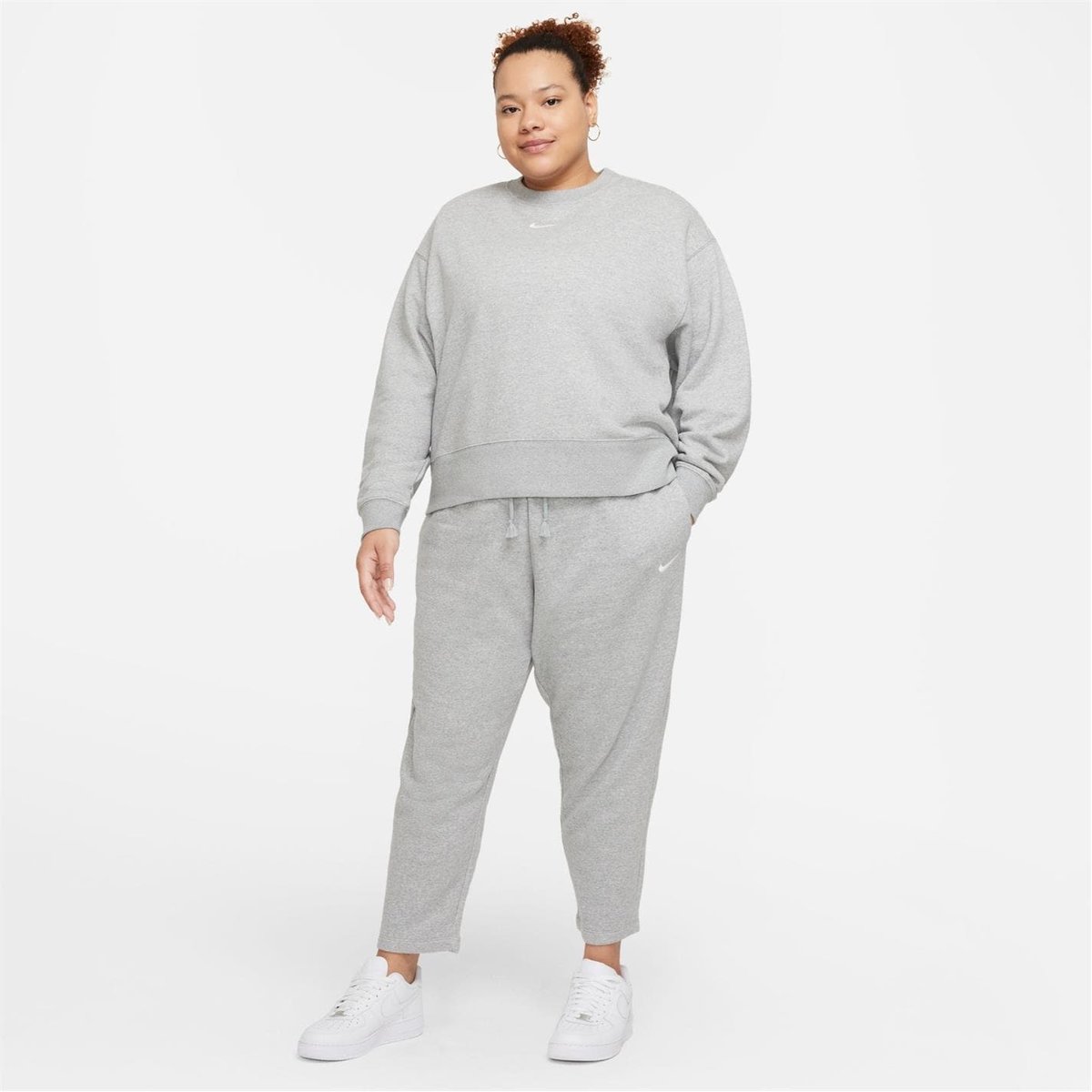 Grey slim joggers online womens